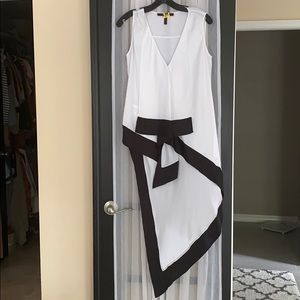 BCBG Black and White Tunic